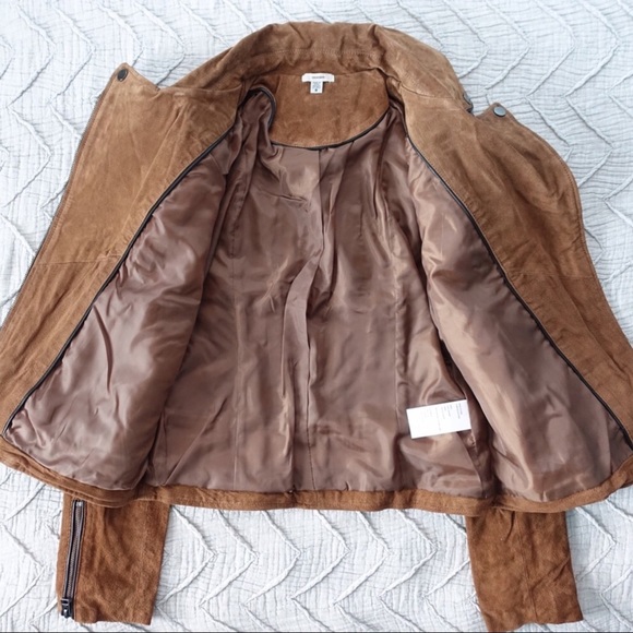 Veste En Daim Véritable Urban Outfitters - Style Western épissé Marron Clair - Taille XS, Neuve Avec étiquettes